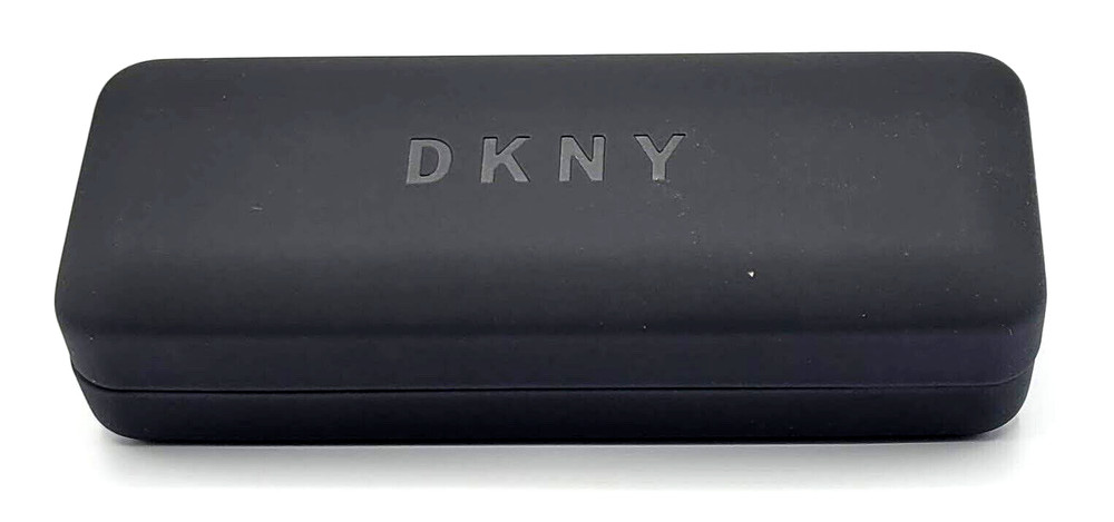 AUTHENTIC & NEW - DKNY - MATTE BLACK - HARD EYEGLASSES CASE