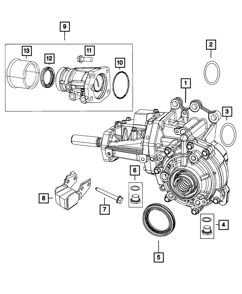 Genuine Mopar Transfer Case Damper 5273367AA