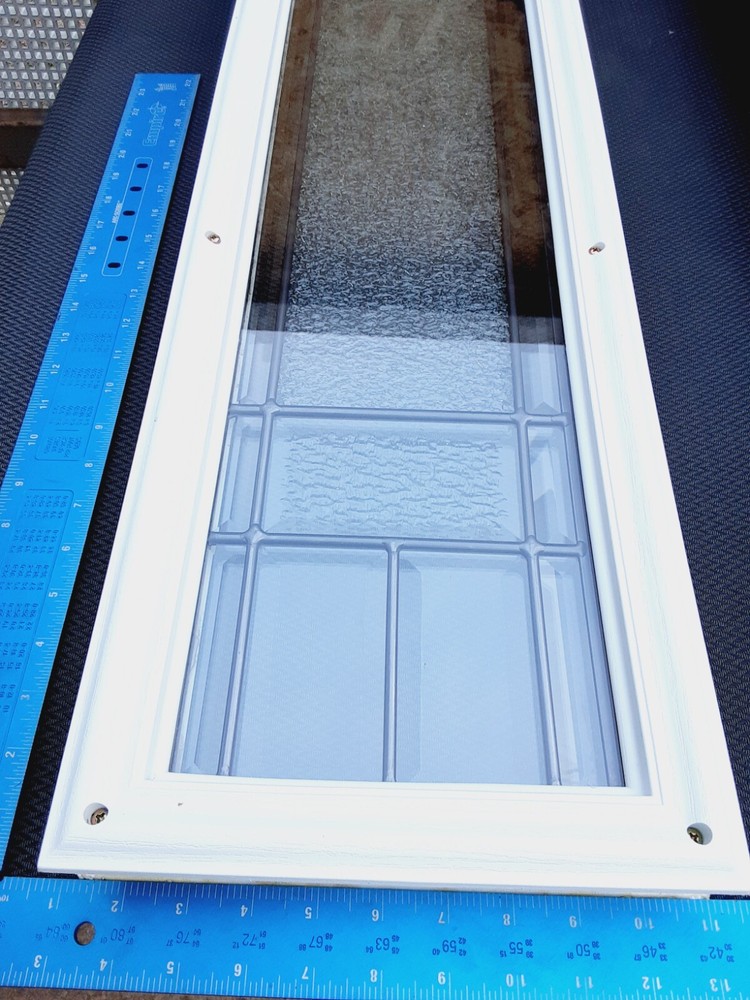 Decorative entryway door window glass replacement kit side lite light leaded