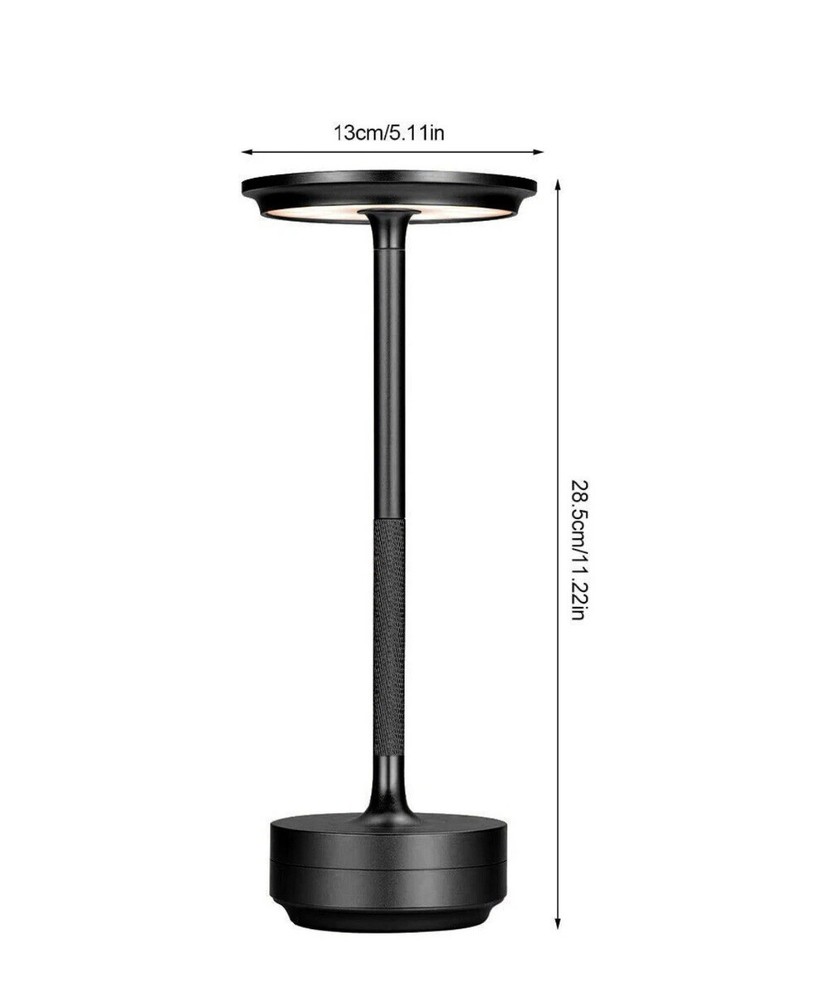 Cordless LED Touch Sensor Table Lamp Rechargeable Dimmable Bar Desk Night Light