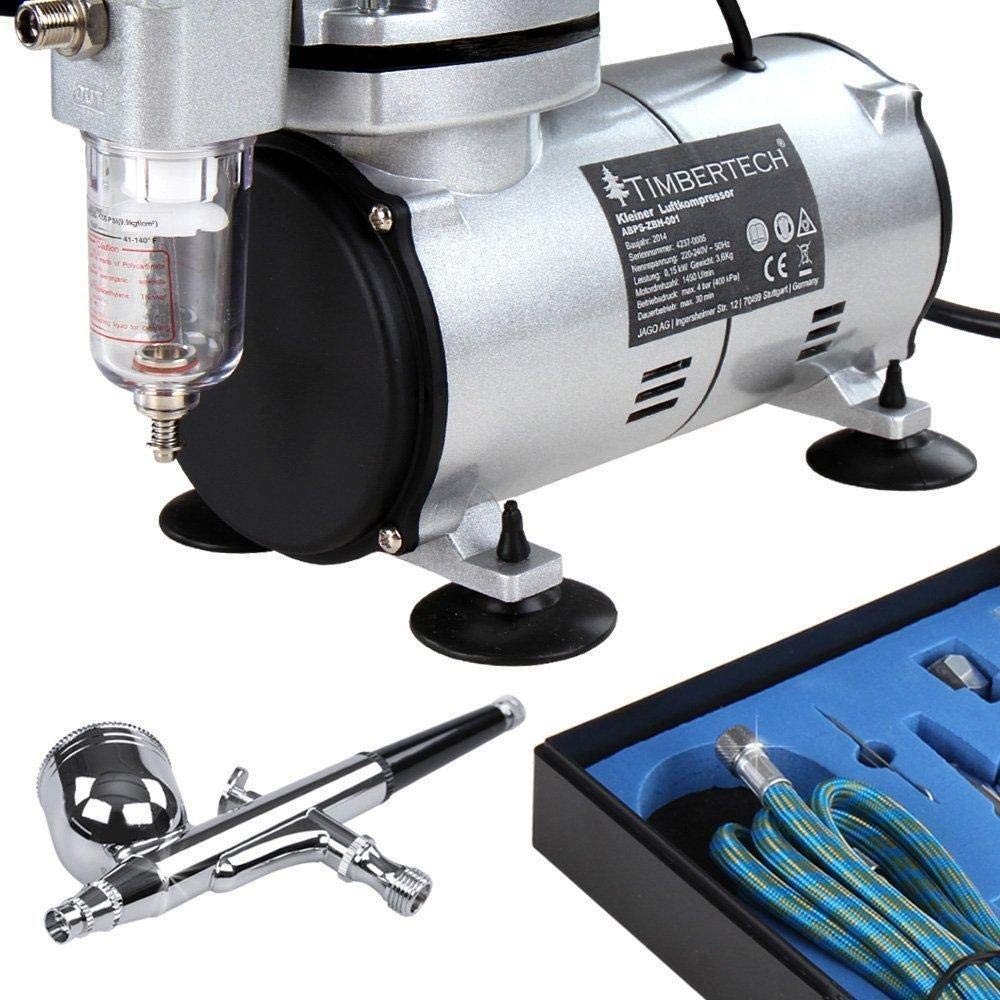 TIMBERTECH Airbrush Kit with Compressor, Multi-purpose Airbrush Compressor Se...