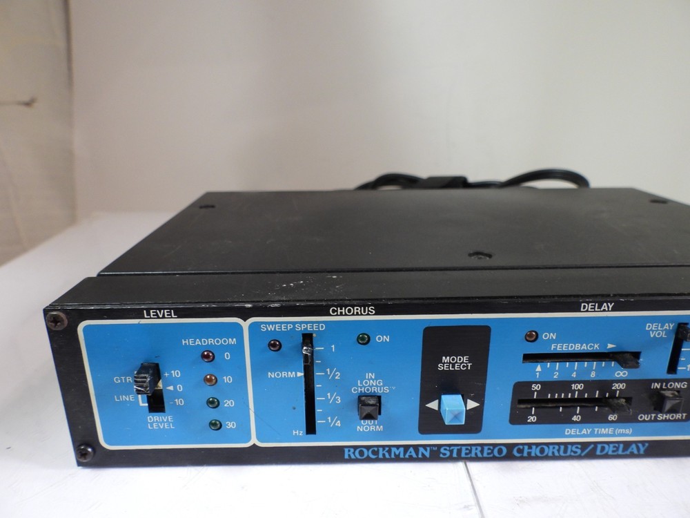 Vintage Rockman Stereo Chorus/Delay Echo Effects Processor Tom Scholz SR&D