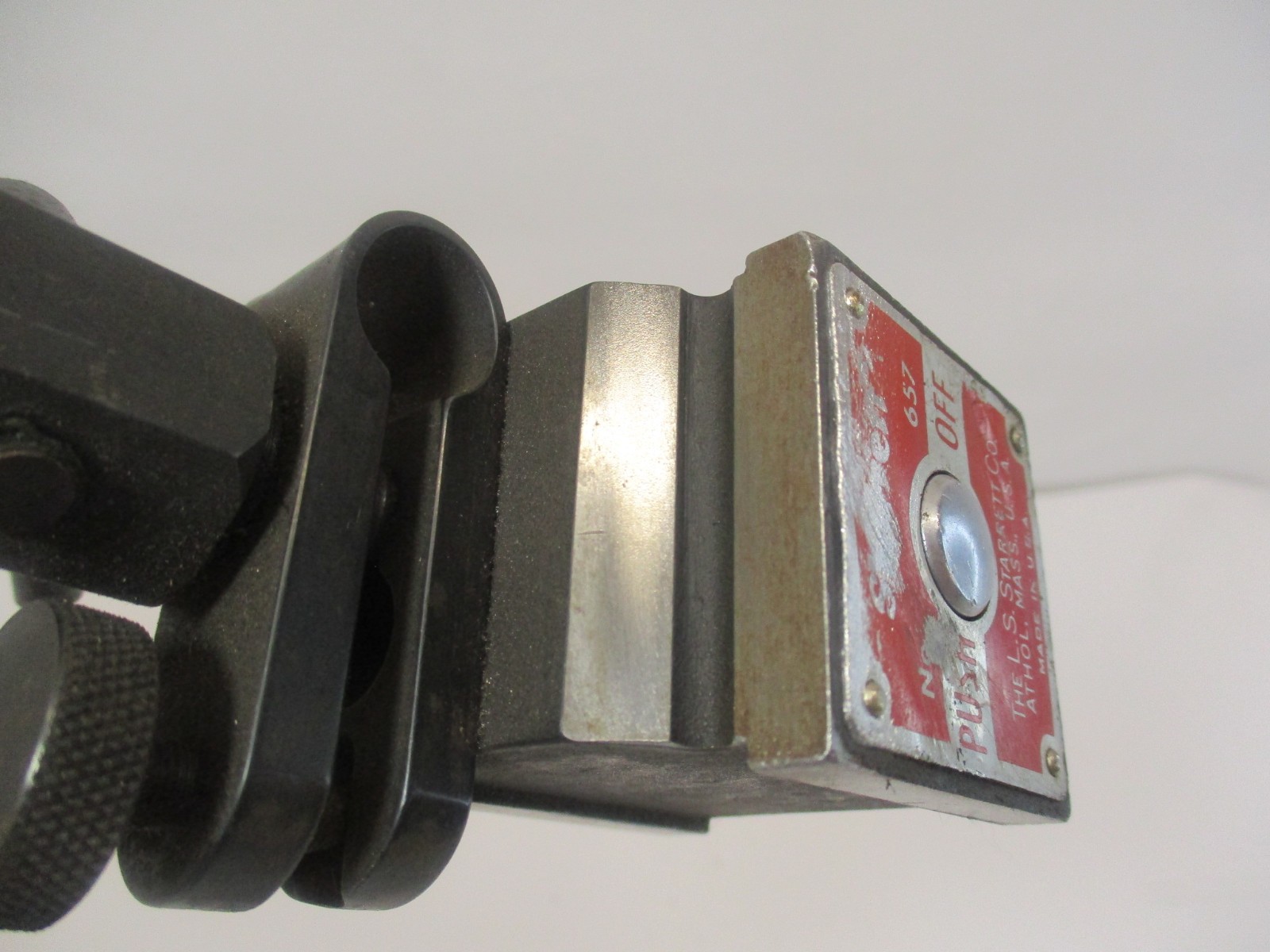 STARRETT # 657 MAGNETIC BASE & One Lever Lock Flex-O-Post Arm & Snug EC