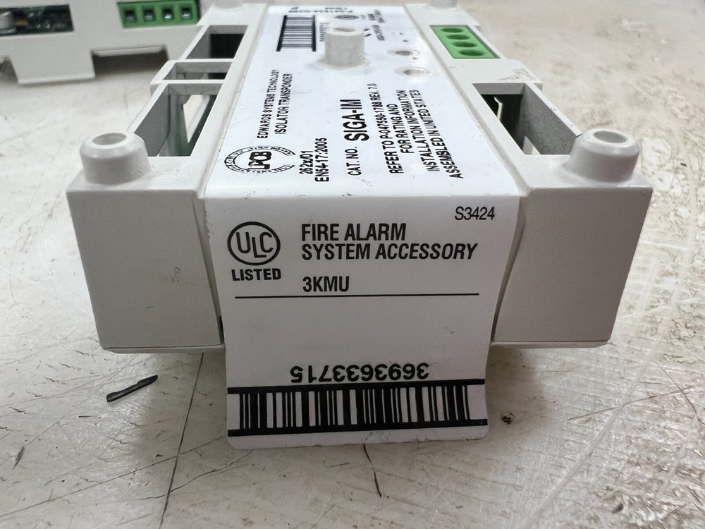 👀 EDWARDS EST FIRE ALARM ISOLATOR TRANSPONDER MODULE SIGA-IM