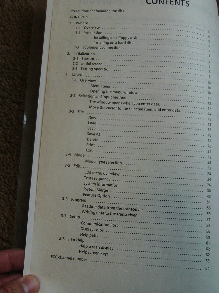 Kenwood KPG-16D Programming Software Instruction Manual