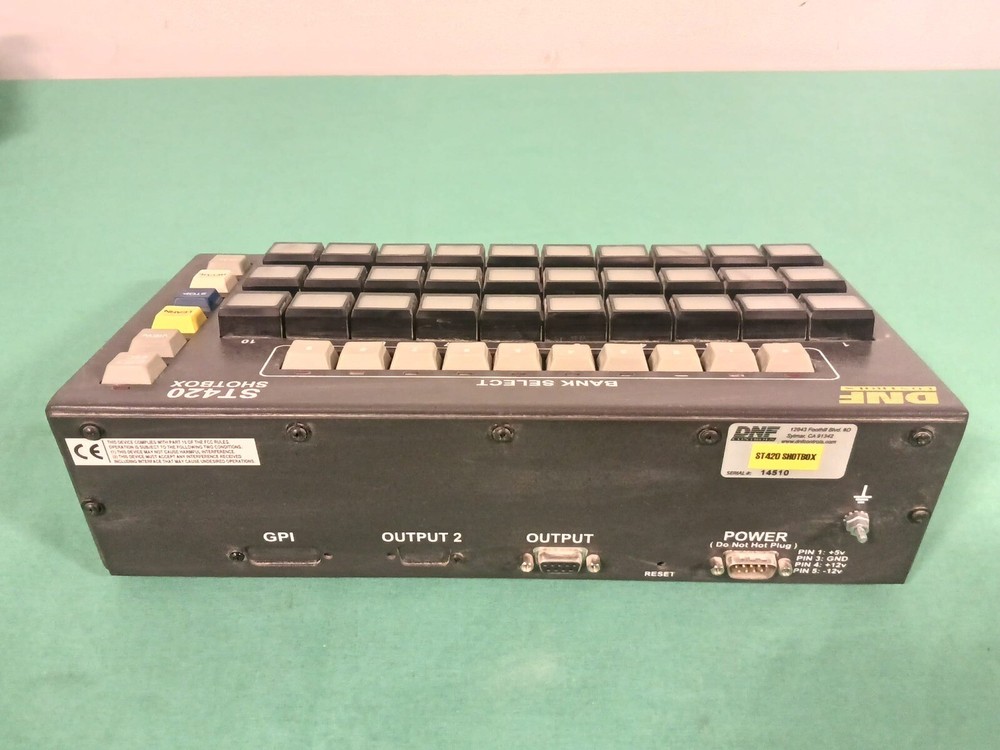 DNF ST300 VTR/DDR Controller & ST420 ShotBox