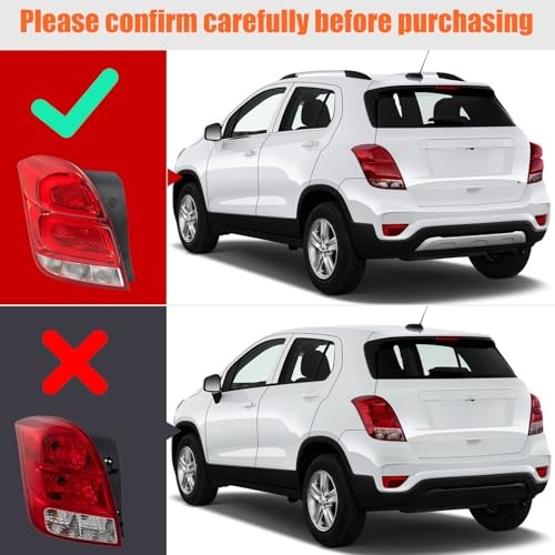 LED Tail Light Assembly Compatible with Chevy Trax 2017 2018 2019 Left & Right