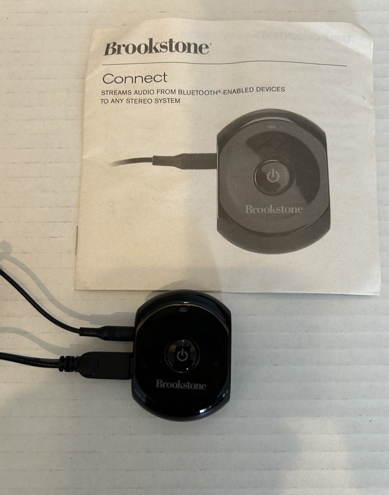 Brookstone Connect Bluetooth Audio Adapter