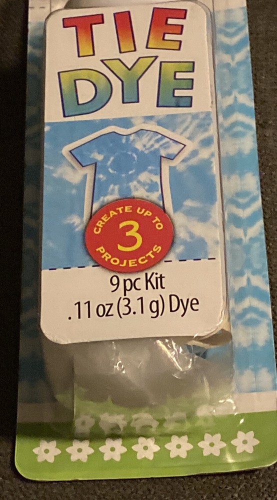 Create basics 1 Color Tie-Dye🦋**TURQUOISE**🦋 9-Pc Kit, Make Up To 3 Projects!!