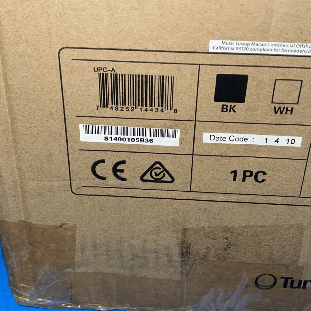 TURBOSOUND NUQ62 2 WAY 6.5" FULL RANGE LOUDSPEAKER