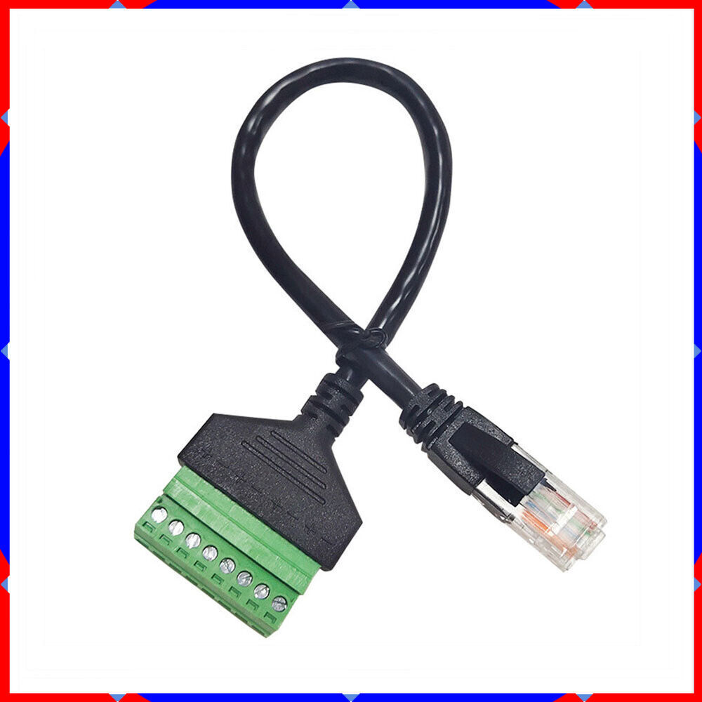RJ45 revolution terminal 8-core extension Network cable adapter can be fixed