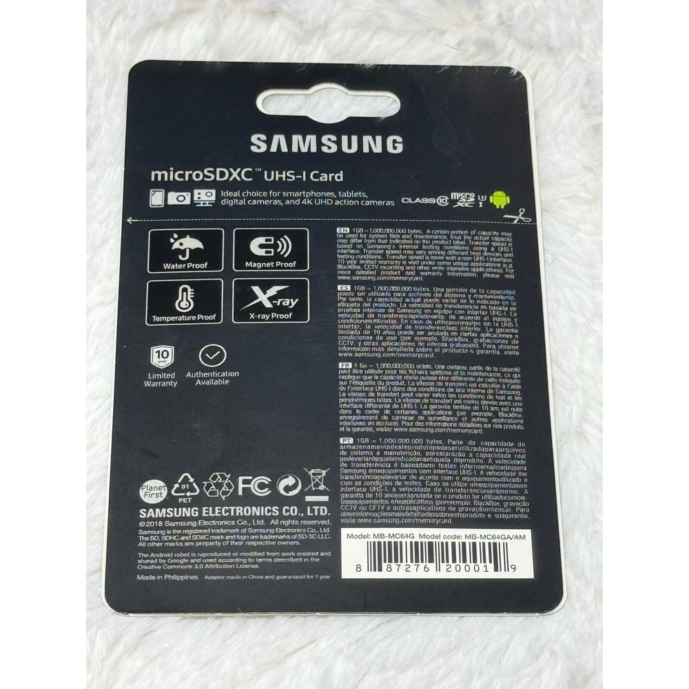 Samsung MicroSD EVO Plus 32GB Class 10 Micro SDHC Memory Card