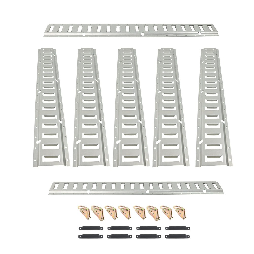New 24 Pack 3' E Track Tie Down Rail System New For Trucks Trailers Universal