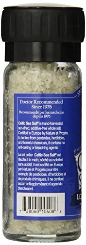 Celtic Sea Salt, Light Grey Grinder, 3 oz