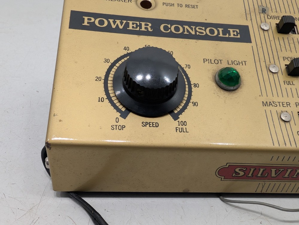 Silvine HO Trains Power Console Vintage Train Model Train Accessory