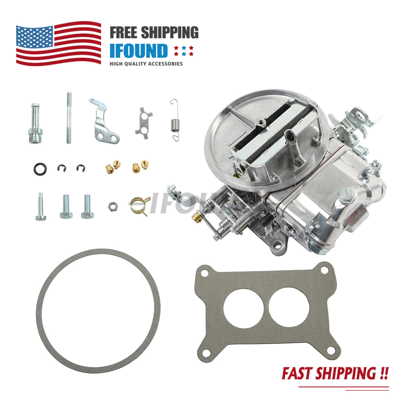 500 CFM 2 Barrel Carburetor FOR 0-4412S Carburetor 2300 Manual Choke CJ5 CJ7