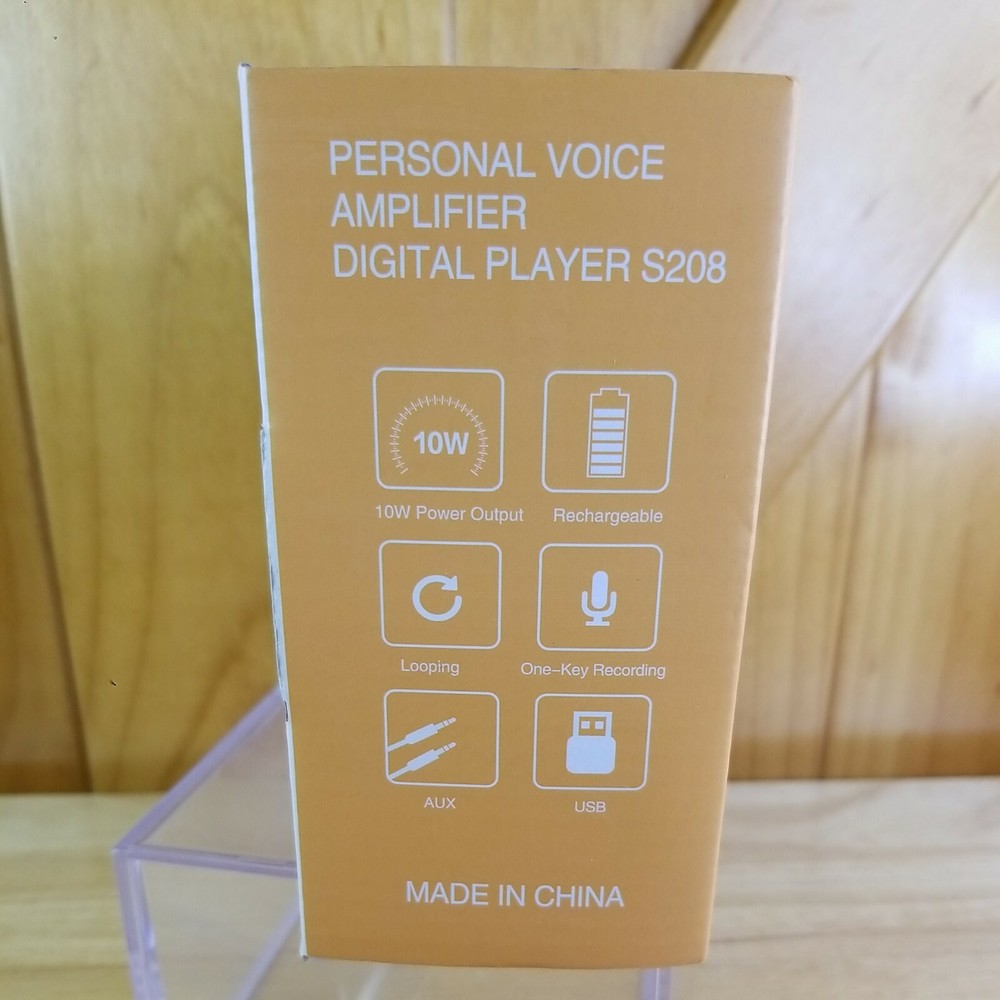 Voice Amplifier Portable with Wired Headset Microphone Speaker, Rechargeable