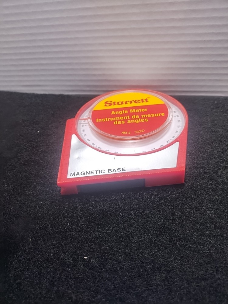 STARRETT ANGLE METER MAGNETIC BASE