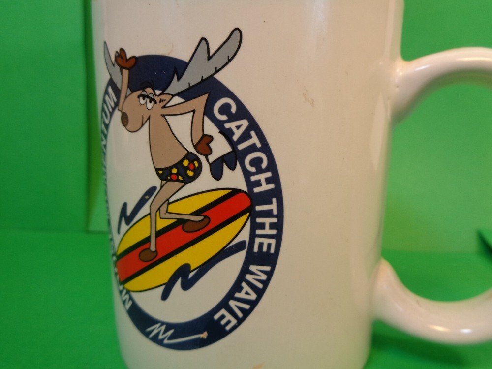 Moose Momentum/Catch The Wave Coffee Mug, MWare (Used/EUC)