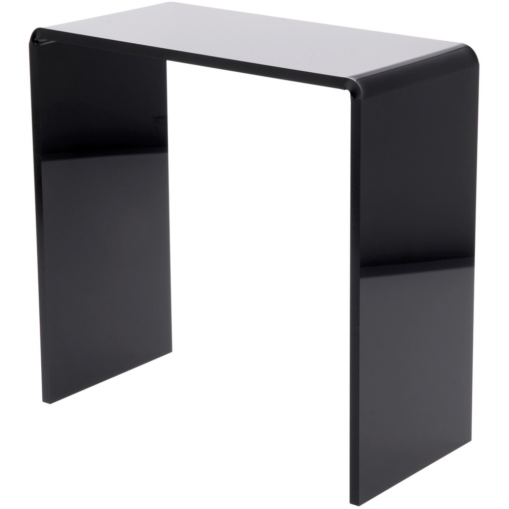 Plymor Black Acrylic Vertical Rectangular Display Riser, 12" H x 12" W x 6" D