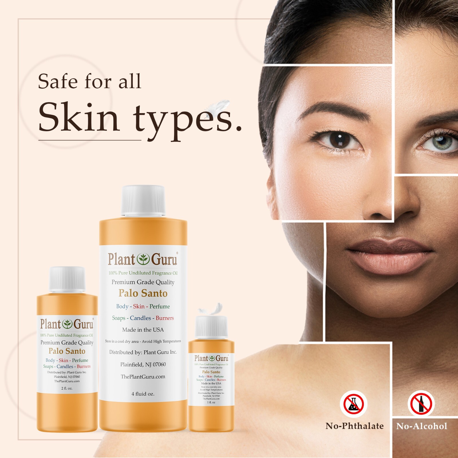 Palo Santo Fragrance Oil For Candle, Soap Making, Diffuser and Burners