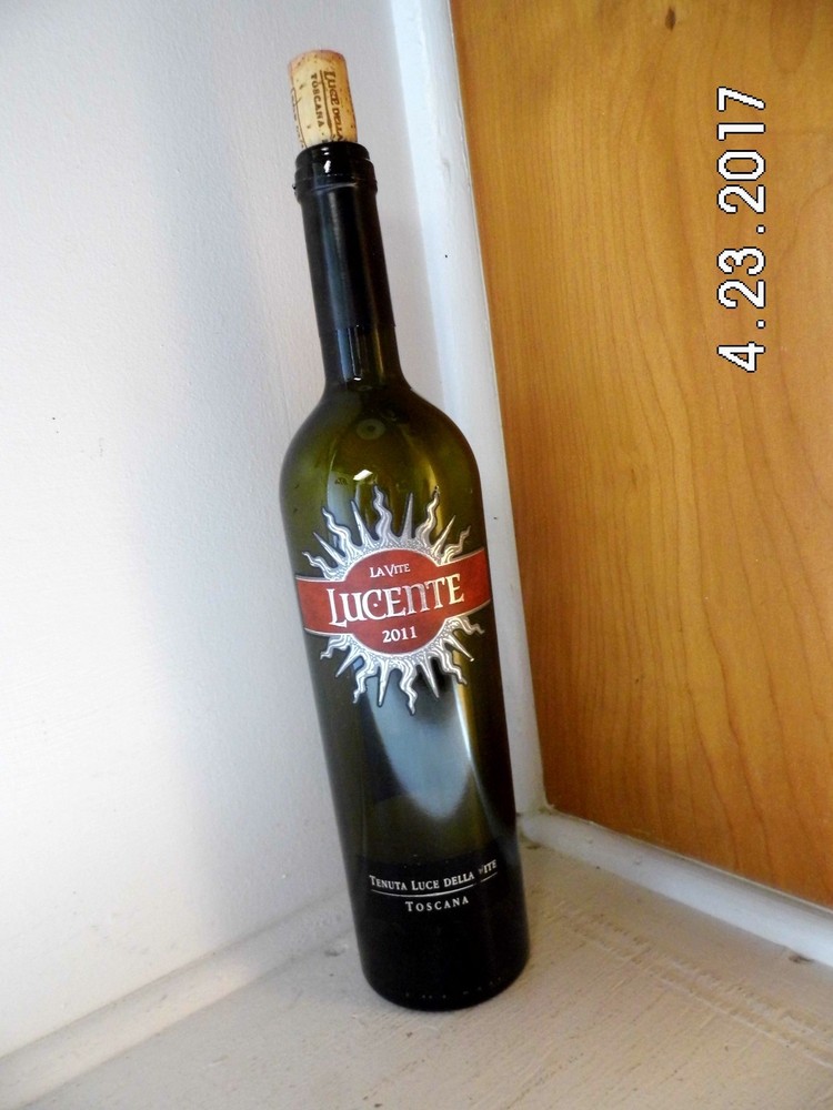 2011 LA VITE LUCENTE Red Wine EMPTY Bottle Italy With Original Cork