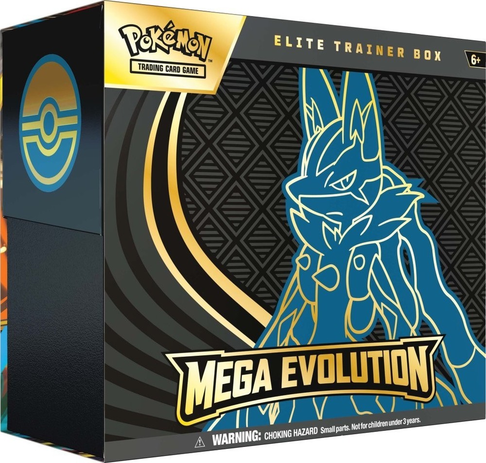 Mega Evolution Pokemon TCG Sealed Elite Trainer Box - Lucario