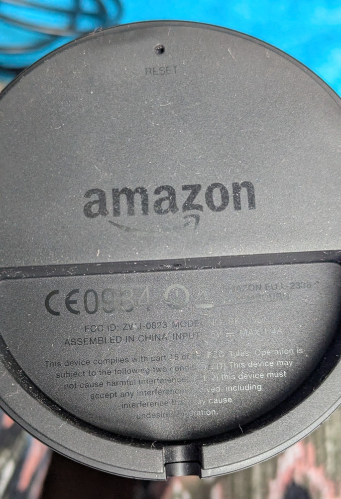 Amazon Echo 1st Generation SK705DI Black Wireless Alexa-Enabled Smart Speaker