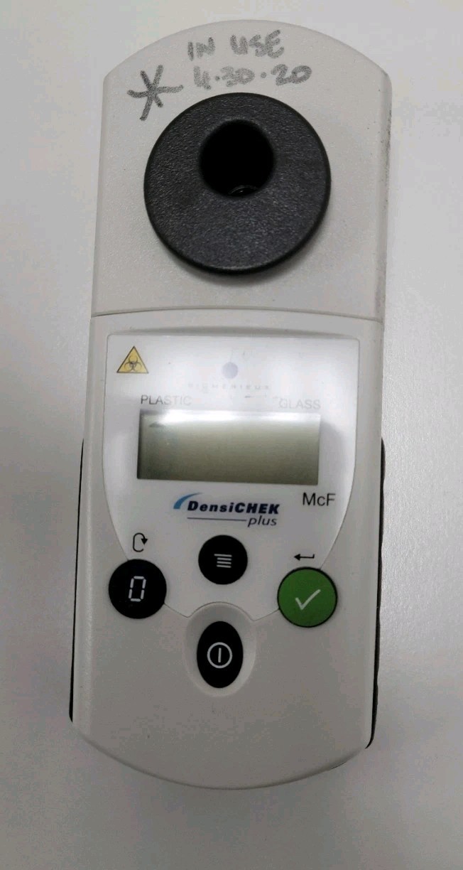 Biomerieux DensiCHEK Plus Biological Density Meter McF 6-1/8" Length
