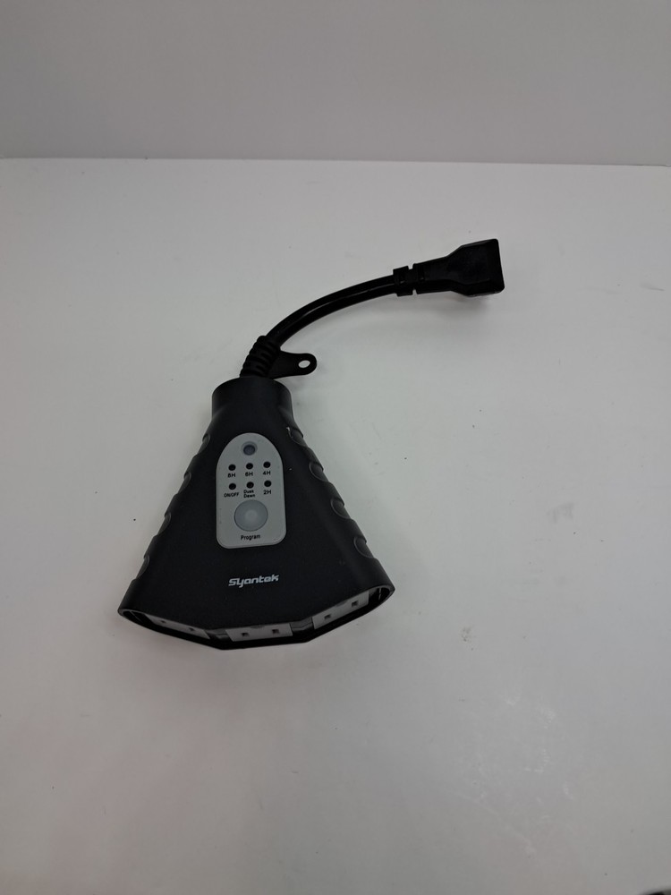 Syantek Outdoor Programmable Outlet dusk till dawn sensor