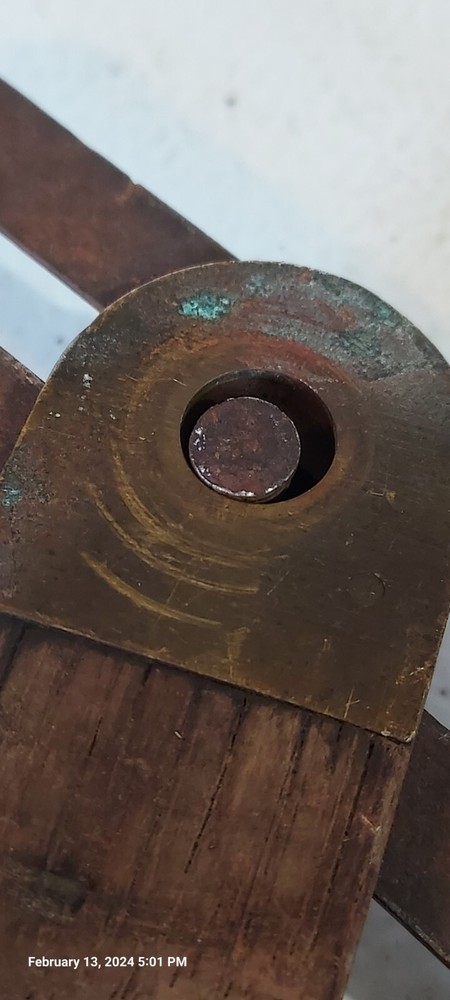 Antique 12 " 13" Over Bevel Gauge