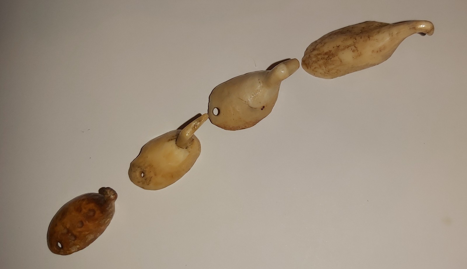 Alaska, Native Inuit, Box / Game Birds / Spear Points. 19th century.