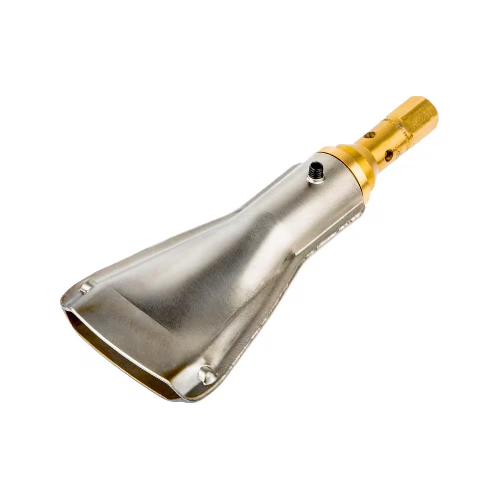 Multi-Torch Brass Interchangeable Flat Flame Burner Tip (Fuel Not Included)