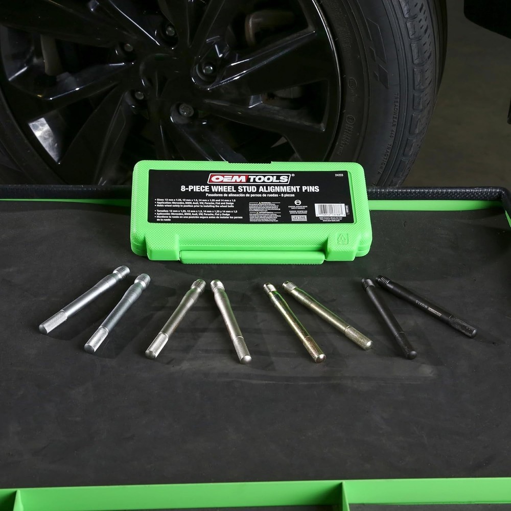 Versatile Wheel Hanger Alignment Tool - 8 Color-Coded Pins for Precise Fitment