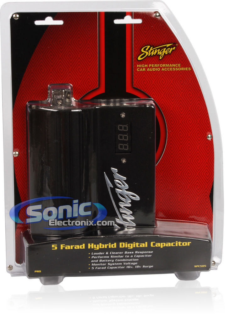 Stinger SPC505 5 Farad Pro Digital Hybrid Capacitor/Cap