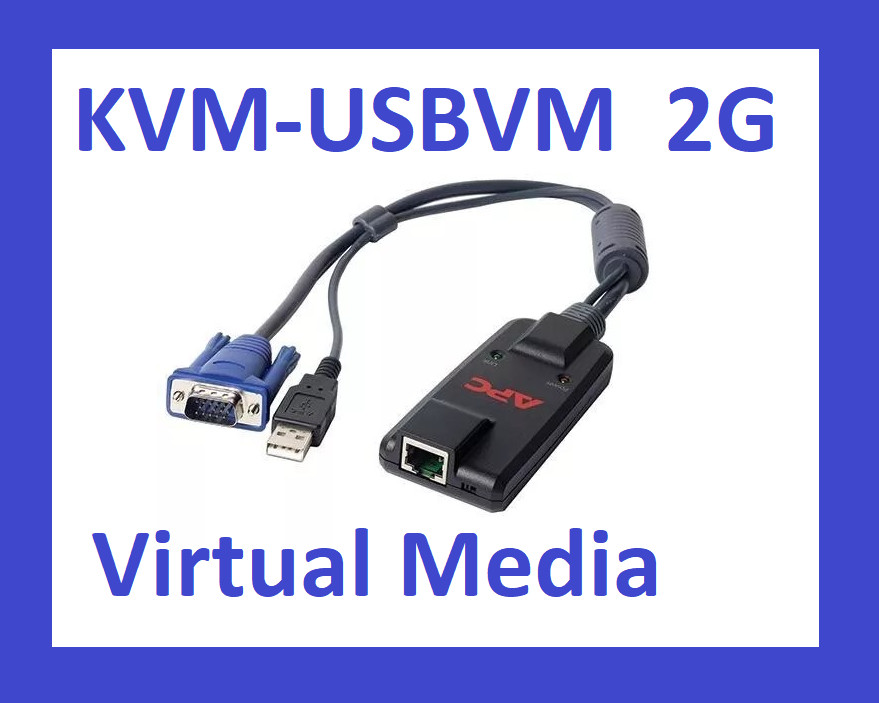 NEW IN BOX APC KVM-USBVM USB 2G KVM Switch Server Virtual Media cable module CIM
