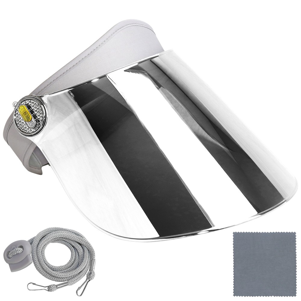 Sun Visor Hat Cap UV Protection - Premium Adjustable Solar Headband Face Shield