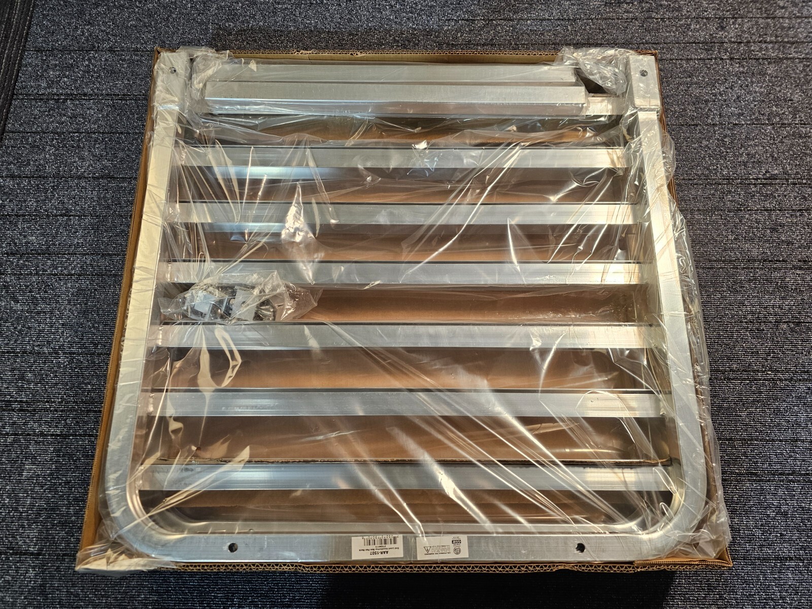 GSW AAR-1507 Knock Down Aluminum Half Size Countertop 7 Pan Rack, for 18” x 26”