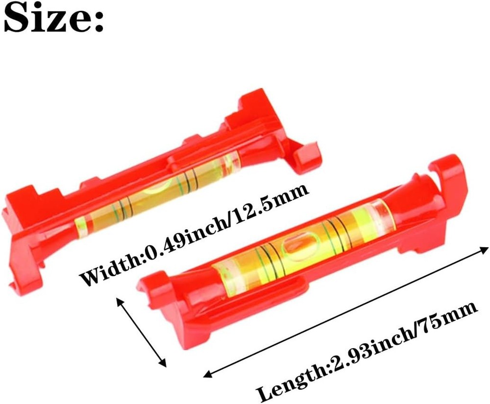 5Pcs String Line Level Hanging Line Bubble Levels for Measuring Building Trades