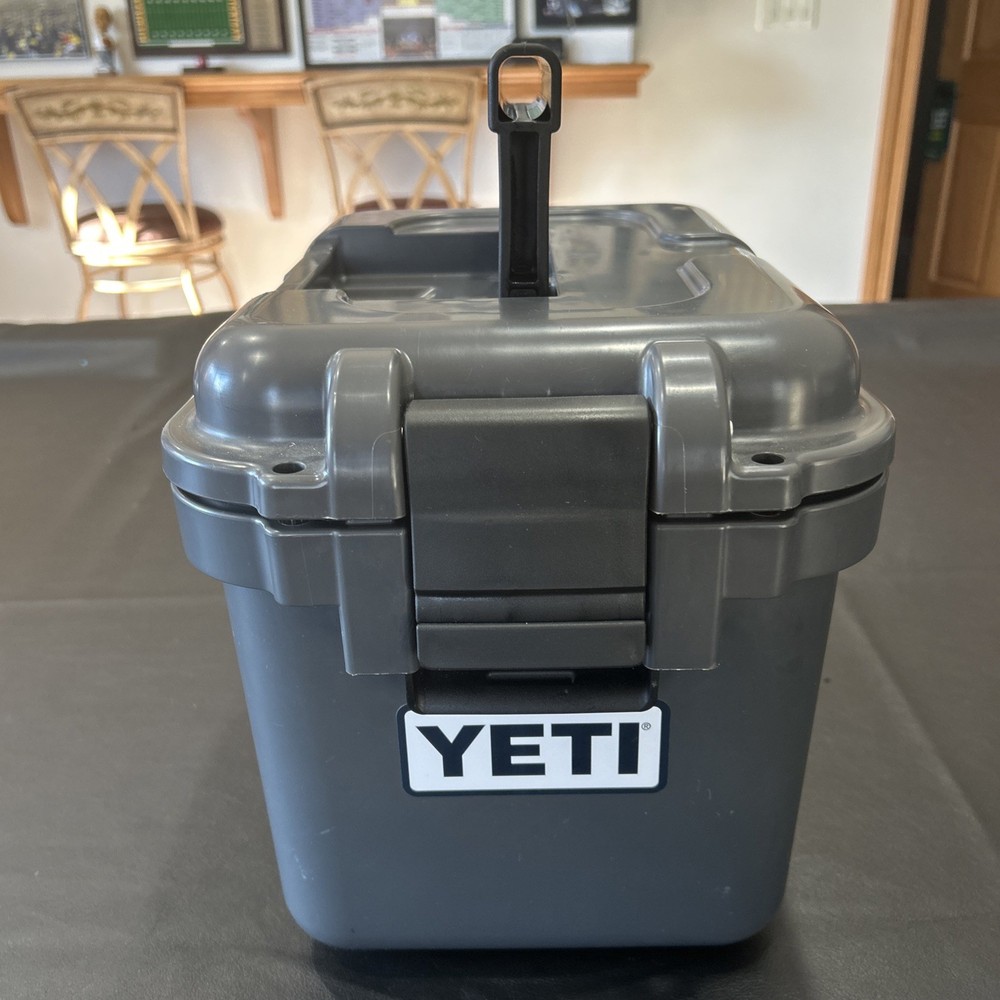 Yeti LoadOut GoBox 15 Gear Case, Charcoal - LipGrip Handles. Solid Shape!