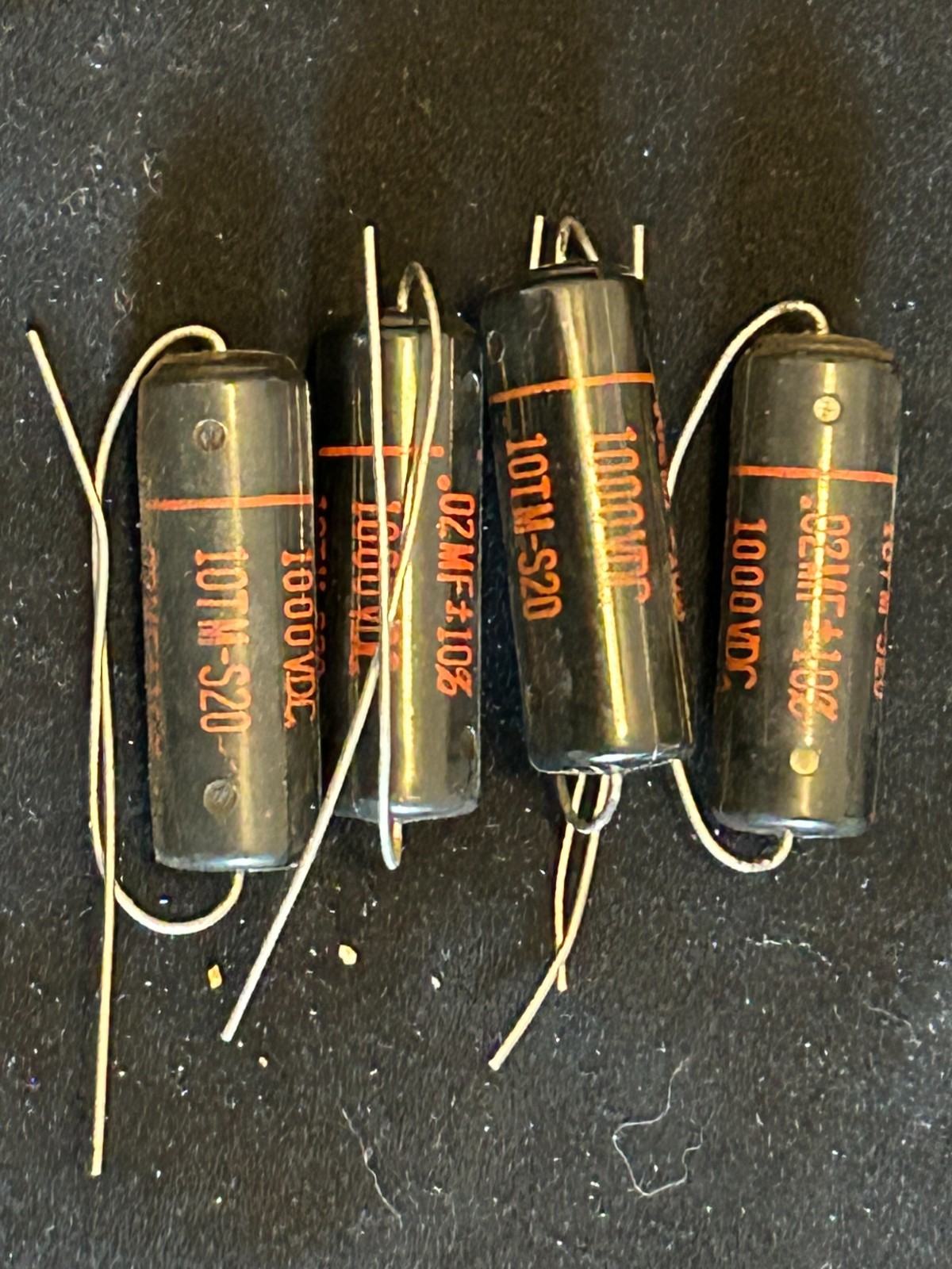 NOS Sprague Black Beauty 10TM & Philco Molded Capacitor Lot - 19 Pcs - Tone!