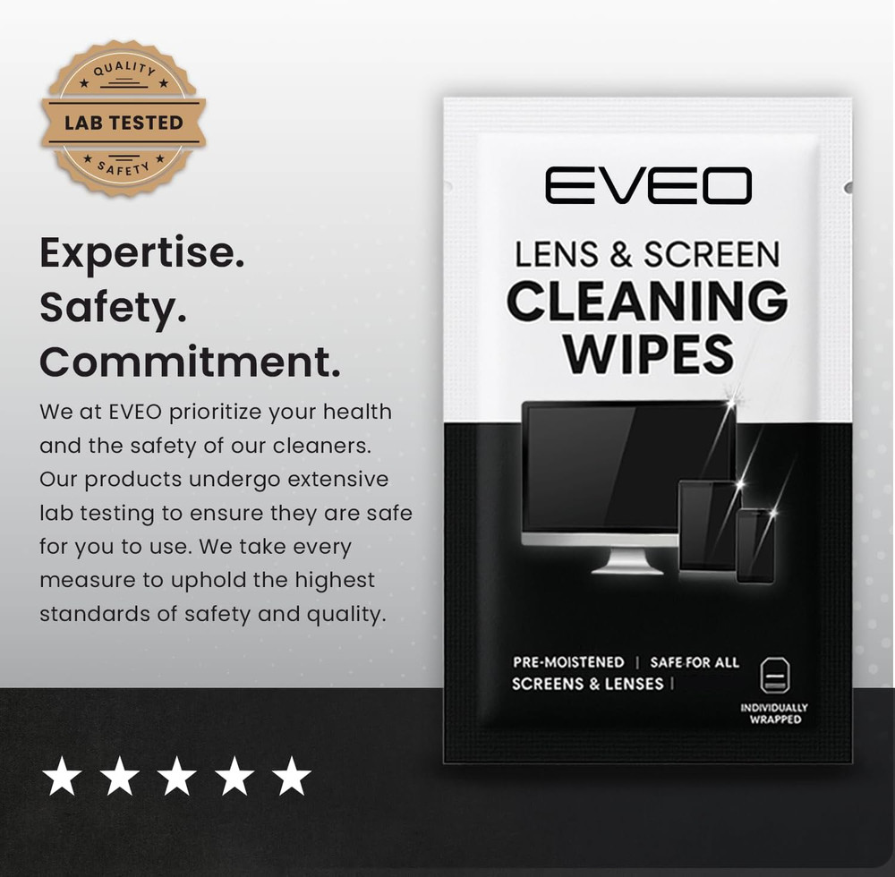 Screen Wipes (150 Pack) - Electronic Wipes, Computer Screen Cleaner Wipes for El