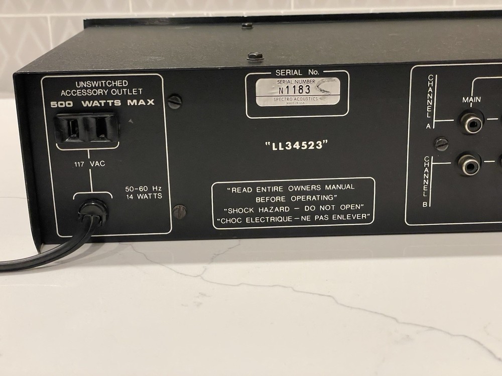 *Powers On!* *Unknown condition* Vintage Spectro Acoustics 2102R Equalizer