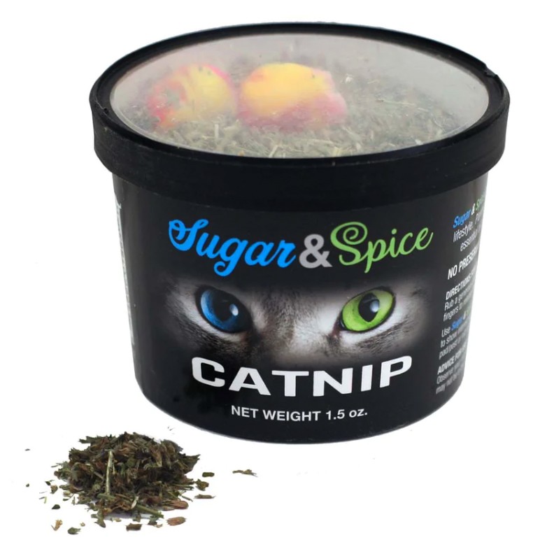 Chewmax Sugar & Spice Catnip, 1.5 oz/tub