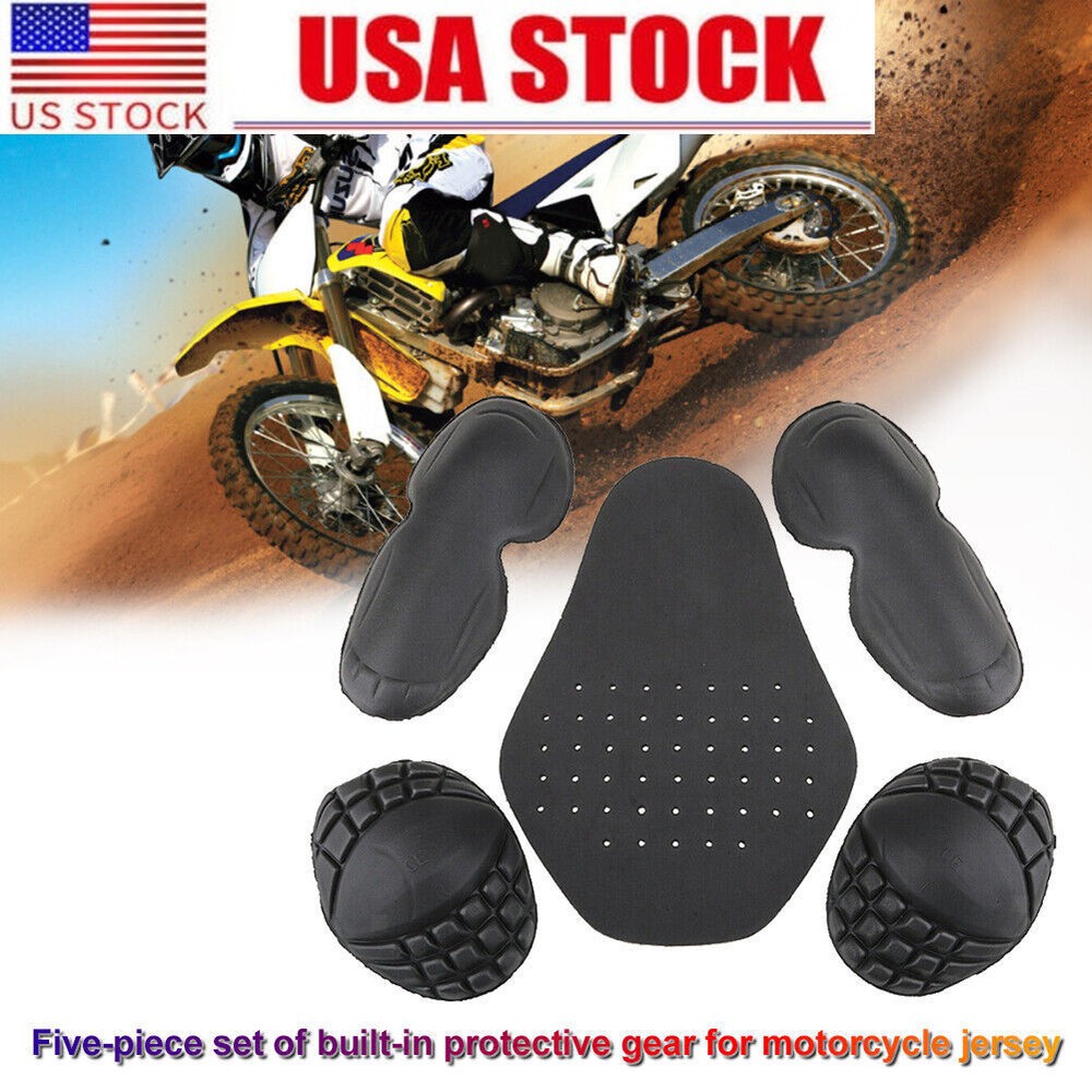 5PCS/set Motorcycle Jacket Pad - Shoulders Elbow Back