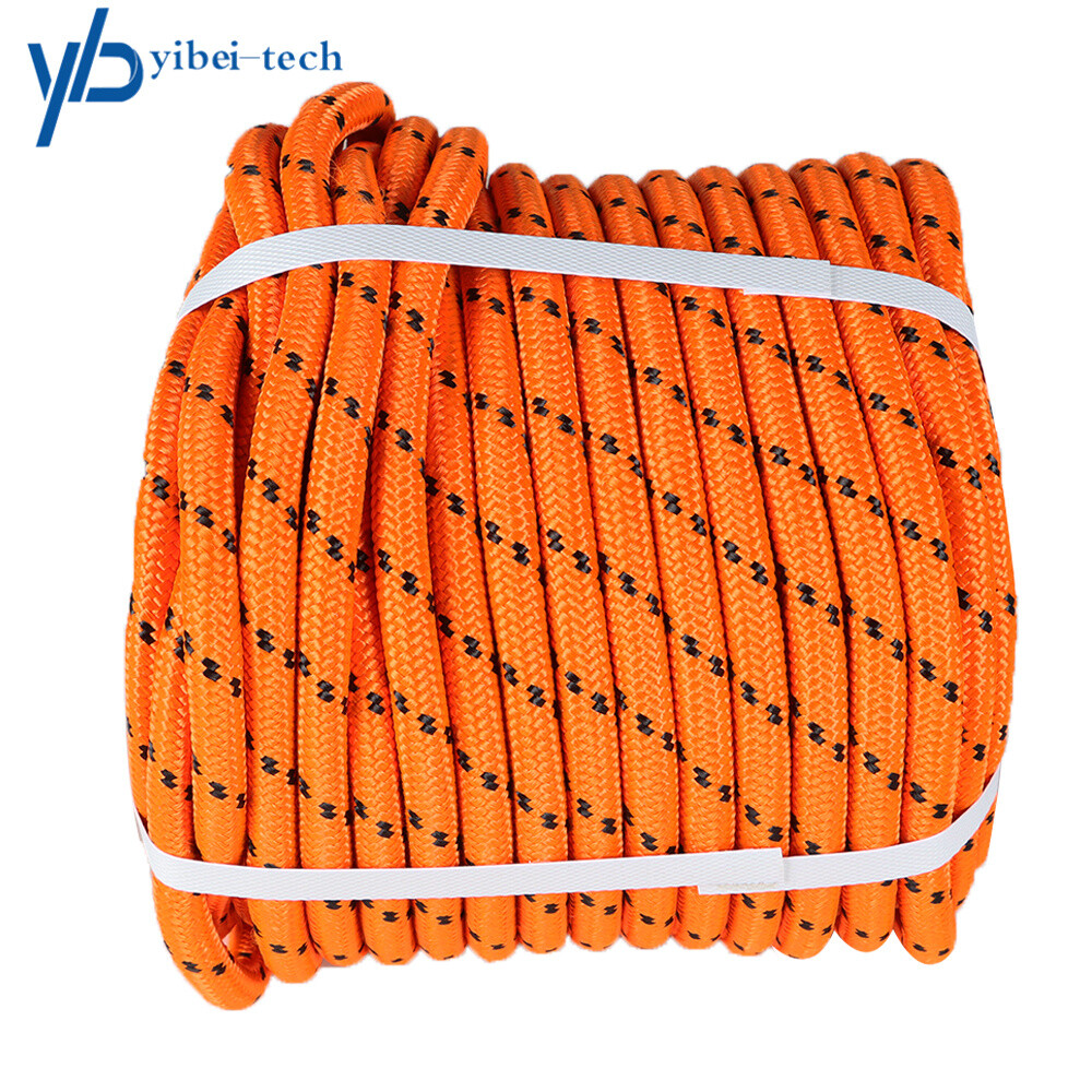 1/2"×150'Double Braid Polyester Rope 6180Lbs Arborist Tree Climbing Rigging Rope