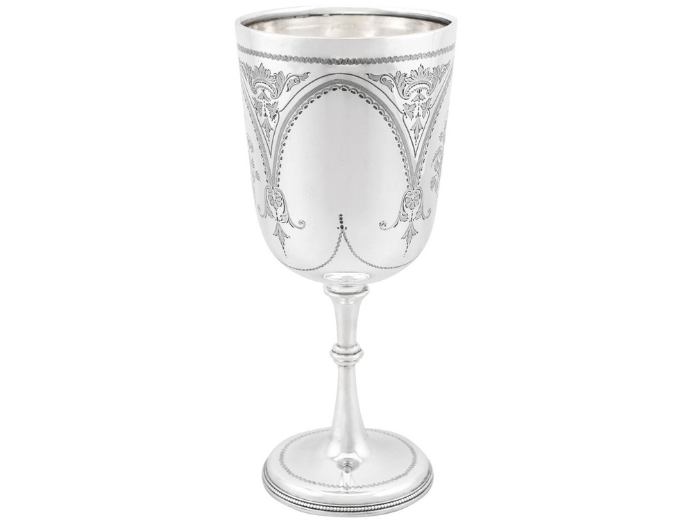Antique Victorian Sterling Silver Goblet (1895)