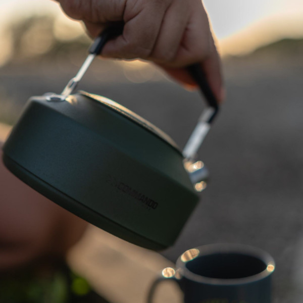 Commando Kettle – Carpy Green Fishing Kettle, Two Sizes Available