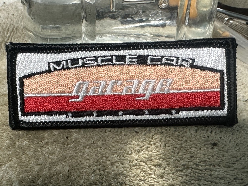 Muscle Car Garage Patch 3x1 Inch