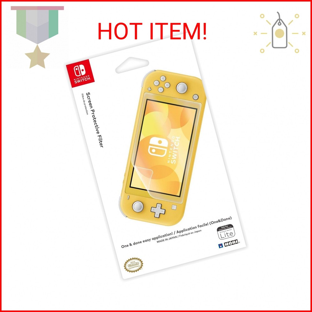Nintendo Switch Lite Screen Protective Filter by HORI - Officially Licensed by N